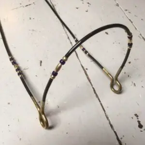 Kabelgrime Blue/gold Pearl