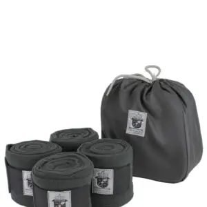 Mink Horse Bandager af luksus-fleece med velcro lukning, 4-set